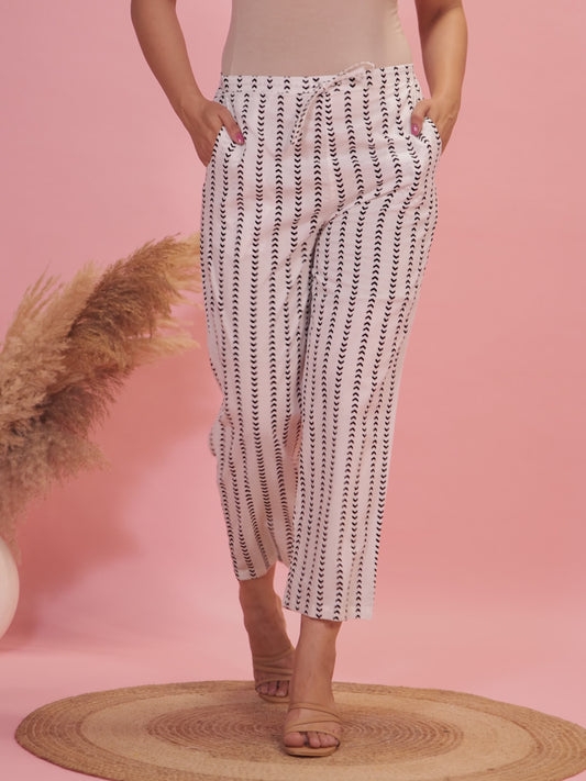 Soft Cotton Chevron Pant