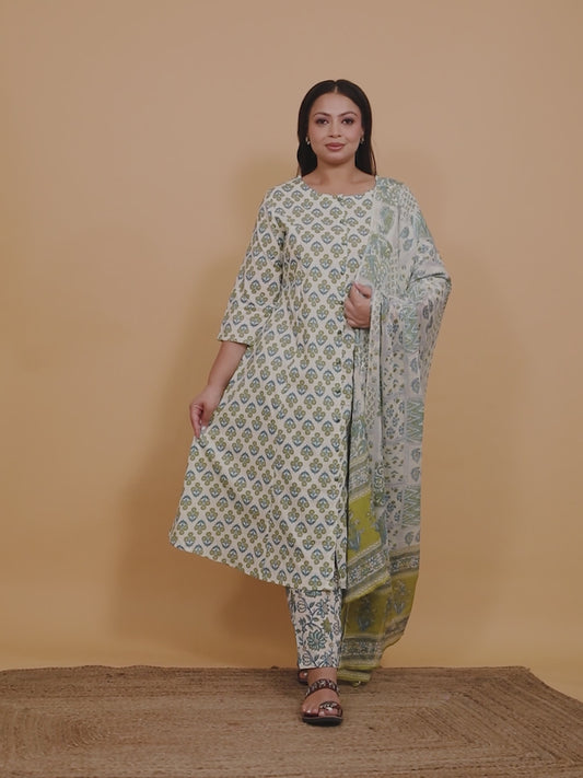 Soft Cotton Butti Kurta