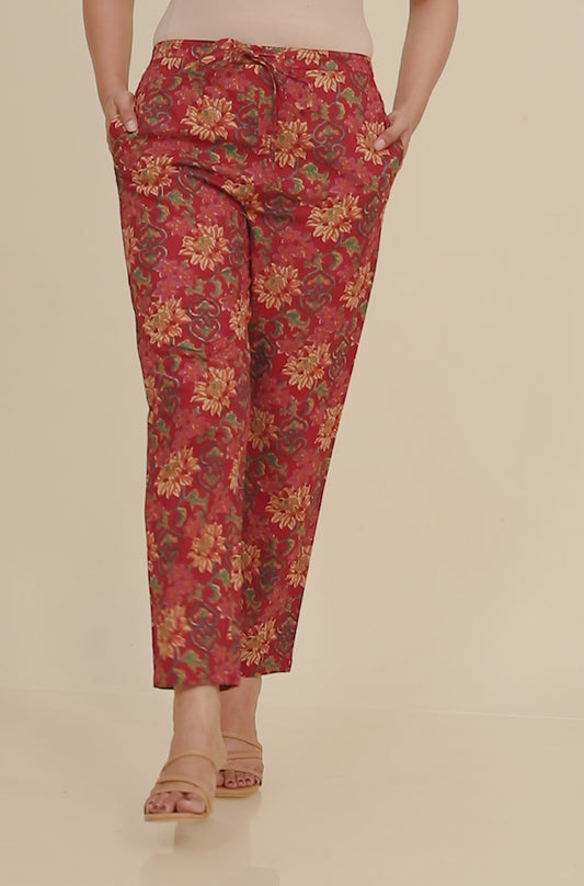 Soft Cotton Floral Pant