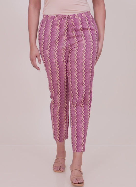 Soft Cotton Chevron Pant