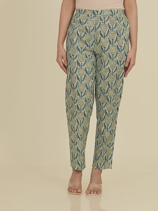 Soft Cotton Floral Pant