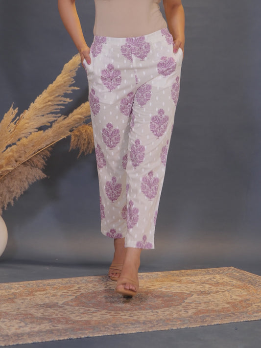 Soft Cotton Floral Pant