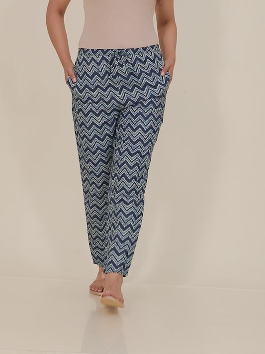 Soft Cotton Chevron Pant