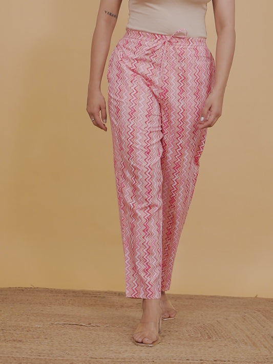 Soft Cotton Chevron Pant