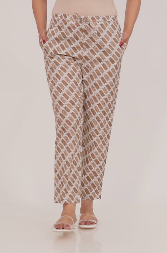 Soft Cotton Abstract Pant