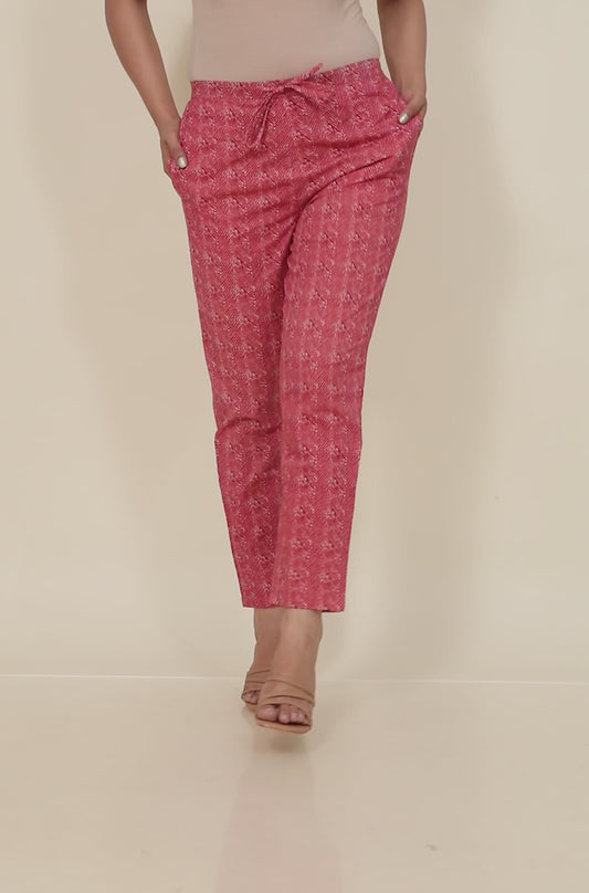 Soft Cotton Striped Pant