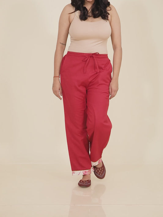 Linen Cotton Solid Pant