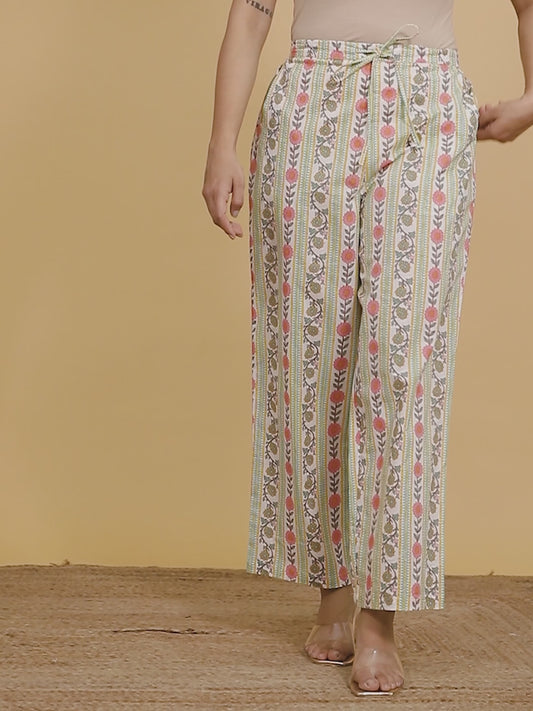 Soft Cotton Floral Pant