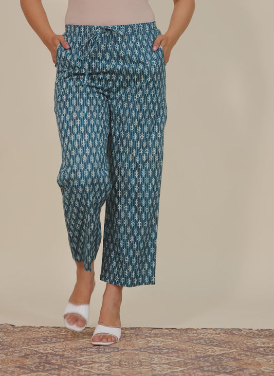 Soft Cotton Striped Pant