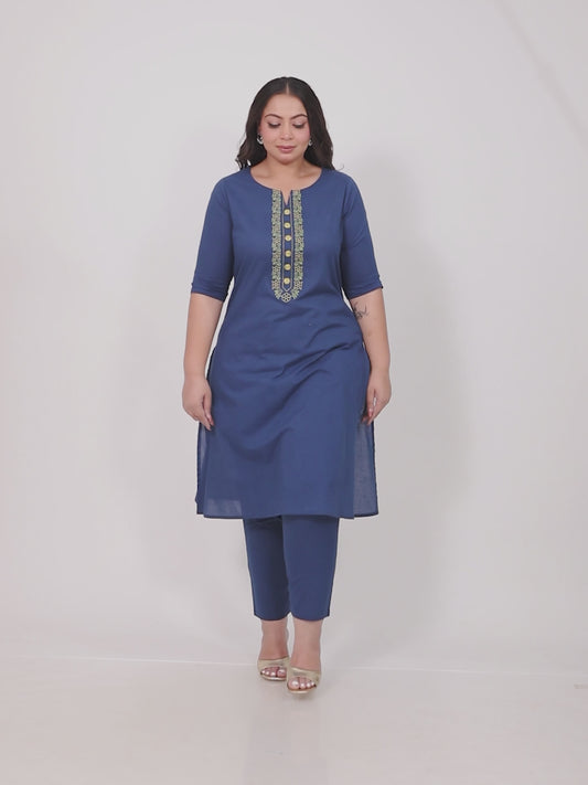 Soft Cotton Solid Kurta