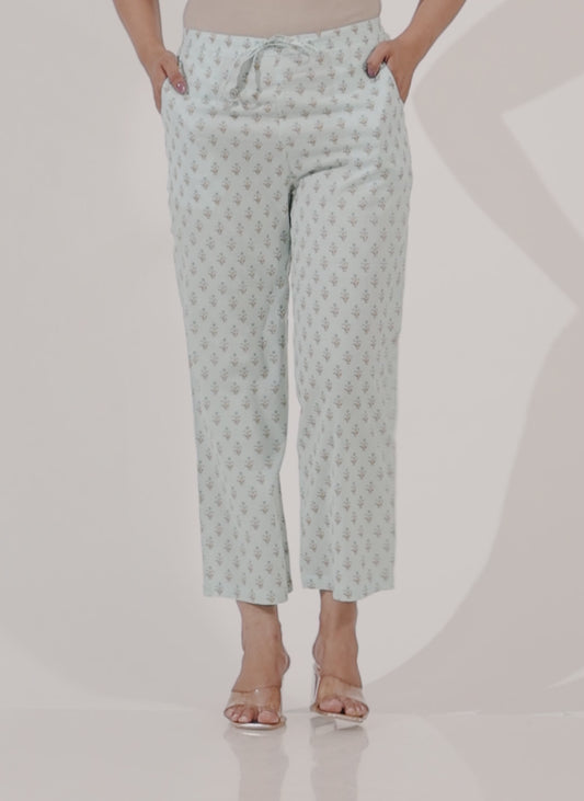 Soft Cotton Floral Pant