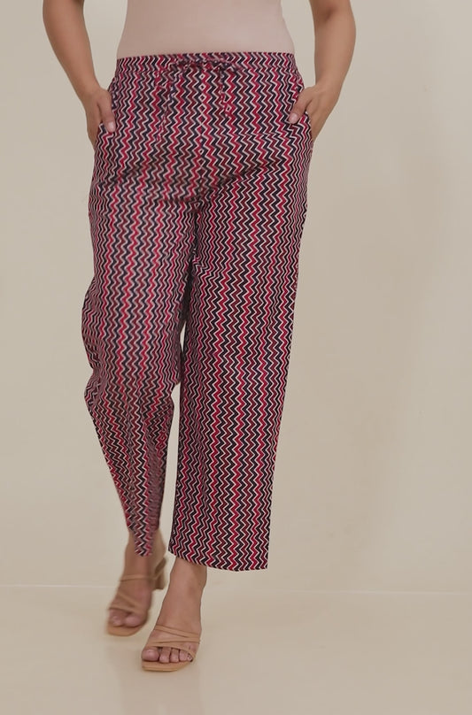 Soft Cotton Chevron Pant