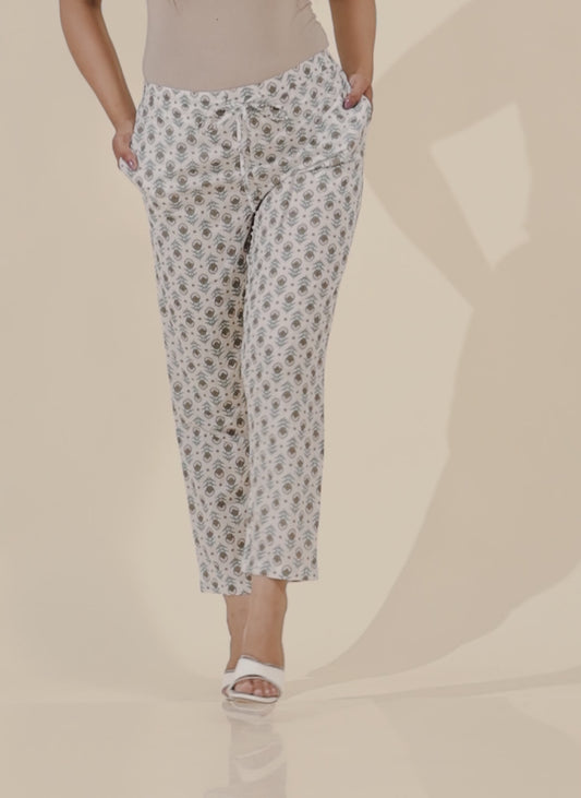 Soft Cotton Floral Pant