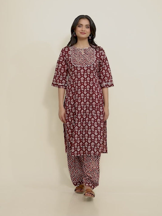 Soft Cotton Cheveron Salwar