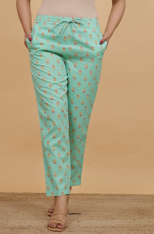 Soft Cotton Floral Pant