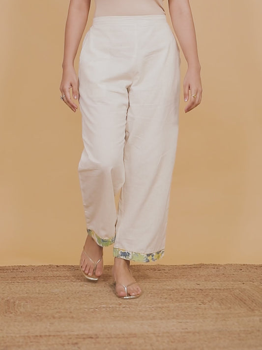 Linen Cotton Solid Pant