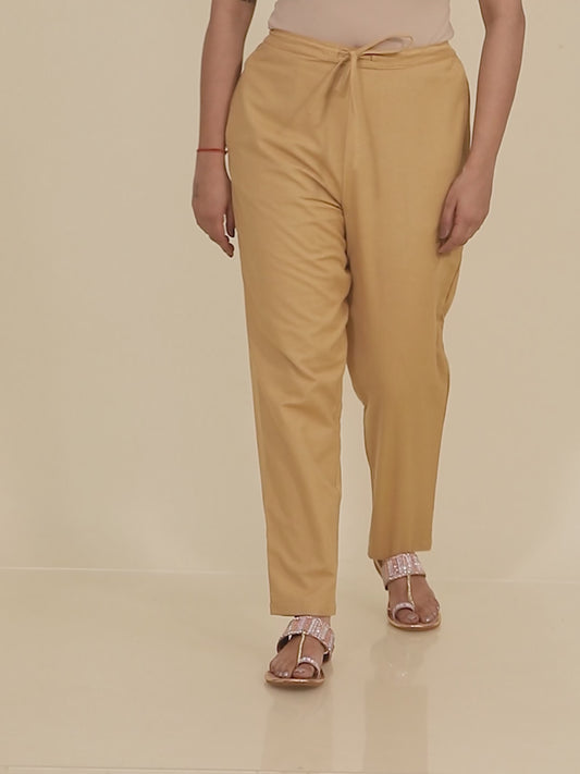 Linen Cotton Solid Pant