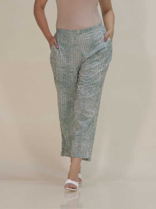 Soft Cotton Abstract Pant