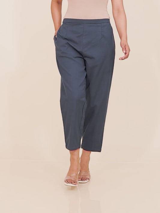 Linen Cotton Solid Pant