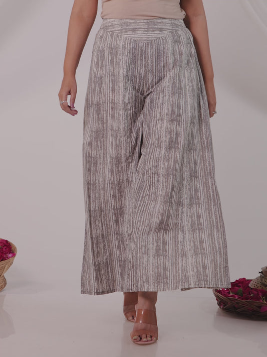 Soft Cotton Striped White
