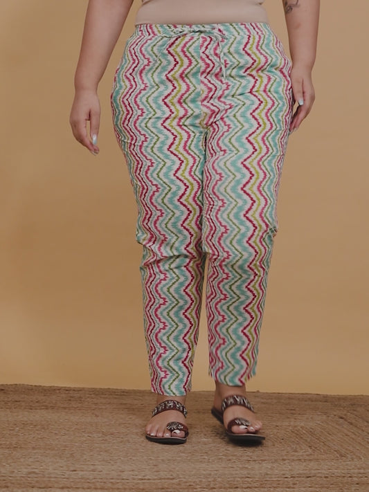 Soft Cotton Chevron Pant