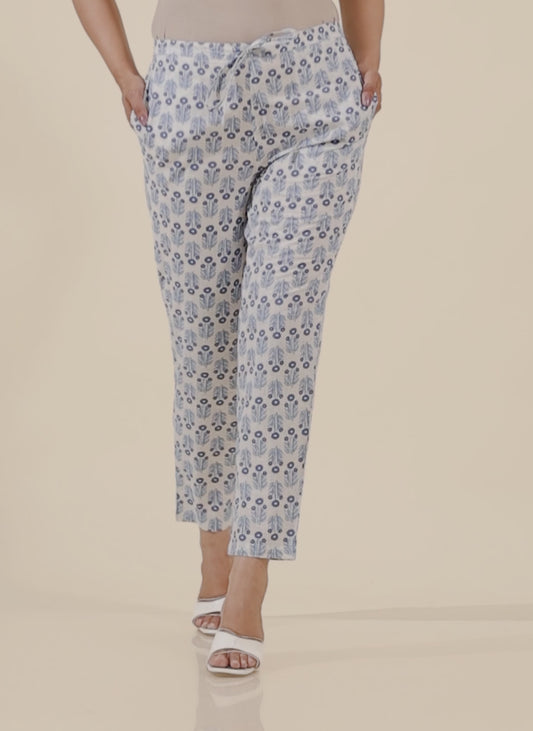 Soft Cotton Floral Pant