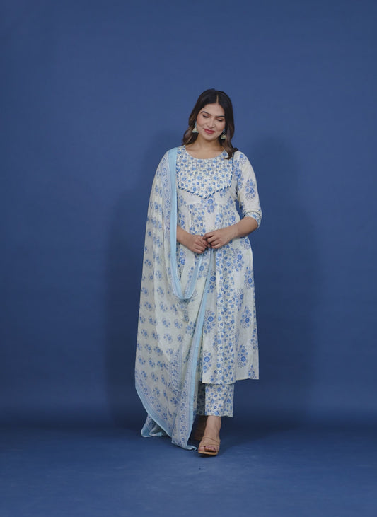 Soft Cotton Butti Kurta