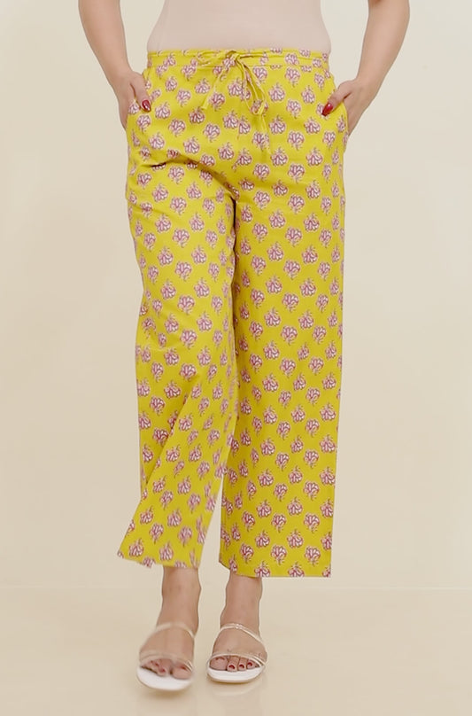 Soft Cotton Floral Pant