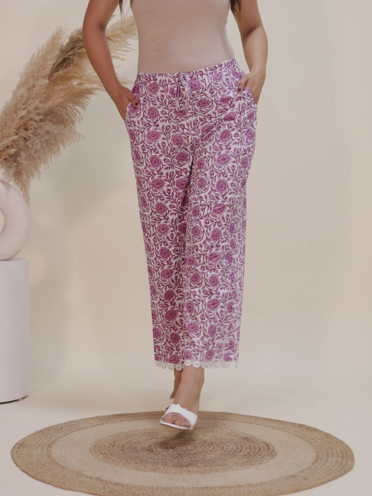 Soft Cotton Floral Pant