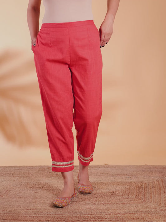 Khadi Cotton Solid Pant