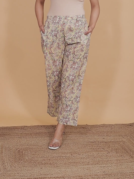 Soft Cotton Floral Pant