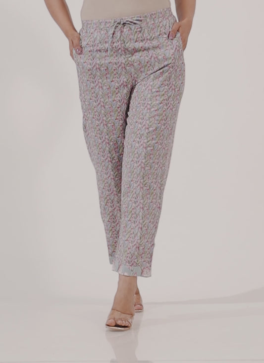 Soft Cotton Chevron Pant