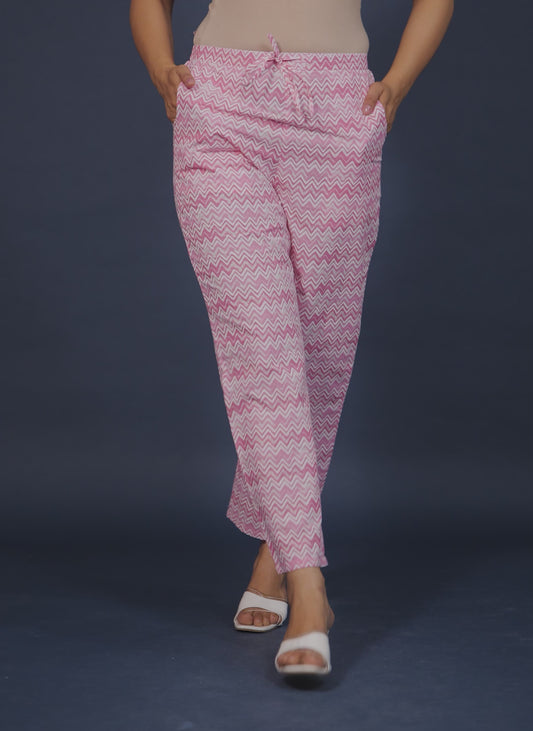 Soft Cotton Chevron Pant