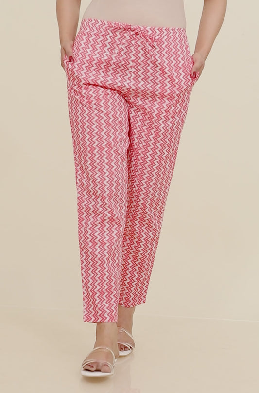 Soft Cotton Chevron Pant