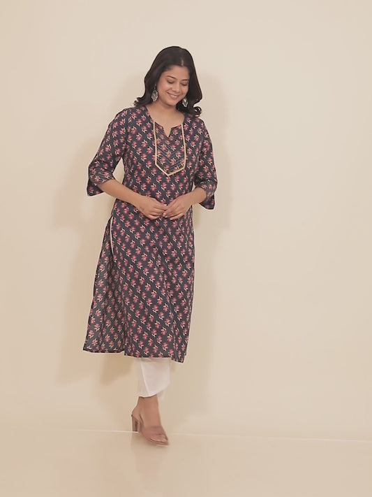 Soft Cotton Butti Kurta