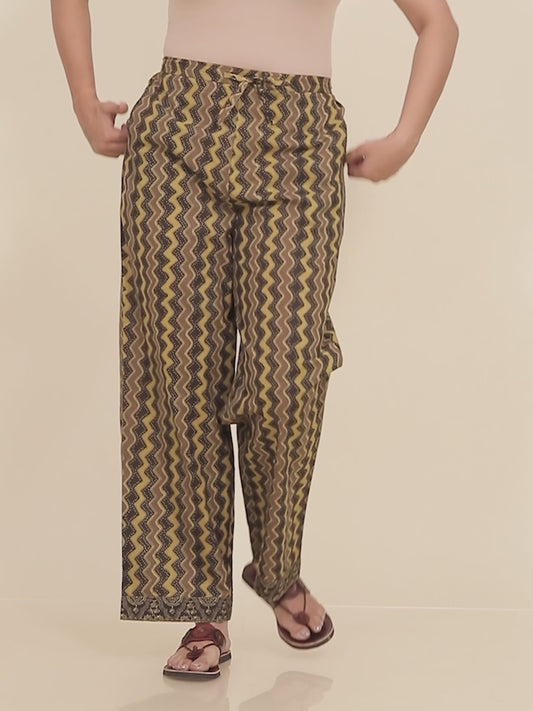 Soft Cotton Chevron Pant