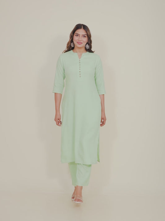 Rayon Solid Kurta