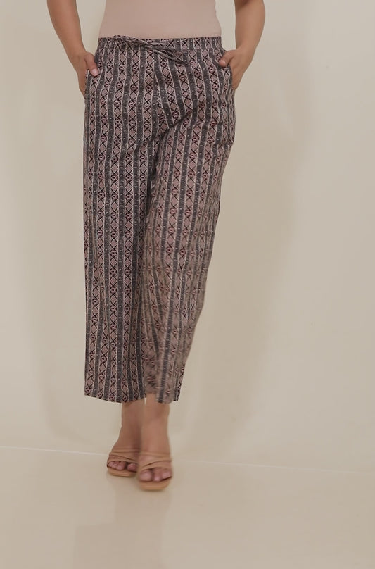 Soft Cotton Striped Pant