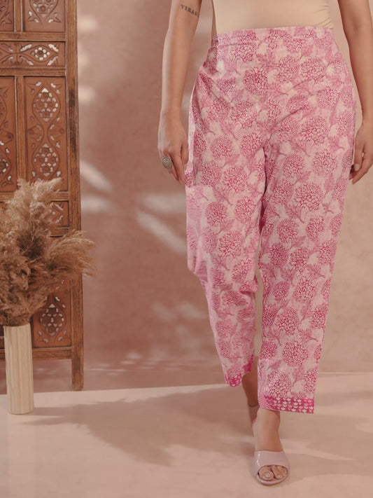 Soft Cotton Floral Pant