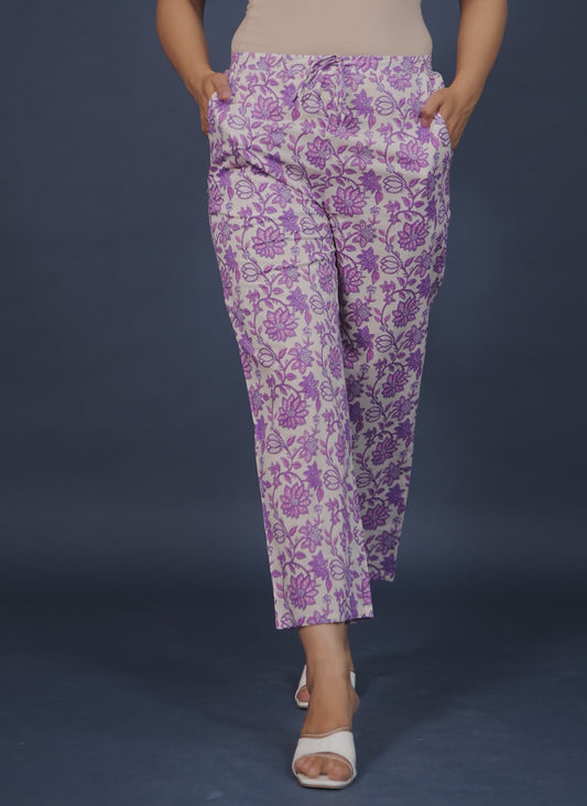 Soft Cotton Floral Pant