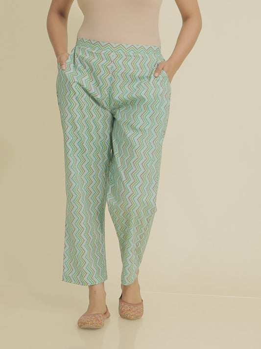 Soft Cotton Chevron Pant