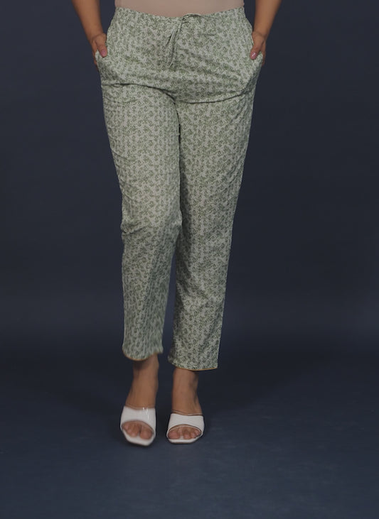 Soft Cotton Floral Pant