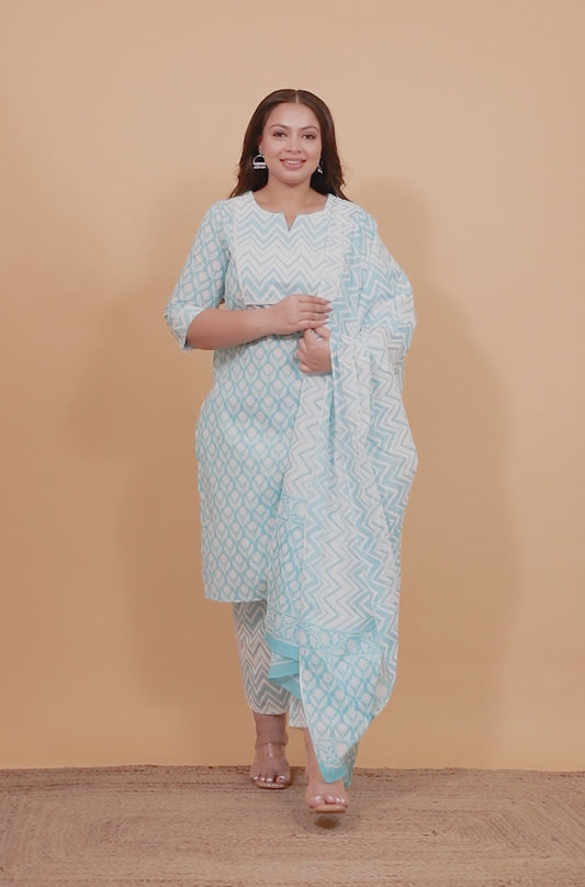 Soft Cotton Butti Kurta