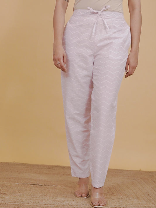 Soft Cotton Cheveron Pant