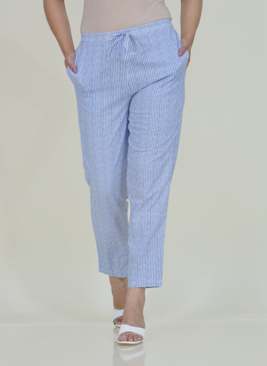 Soft Cotton Chevron Pant