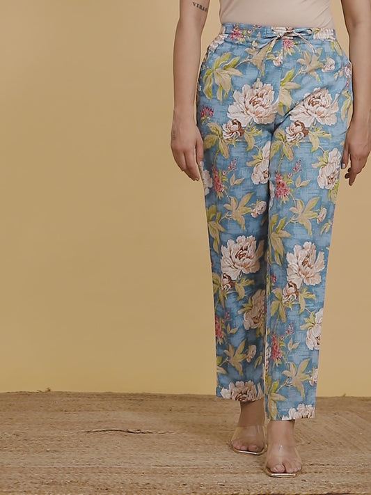 Soft Cotton Floral Pant