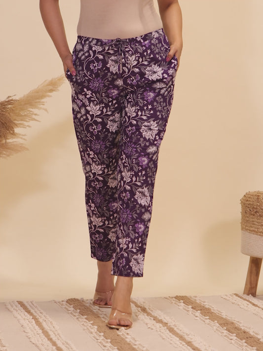 Soft Cotton Floral Pant