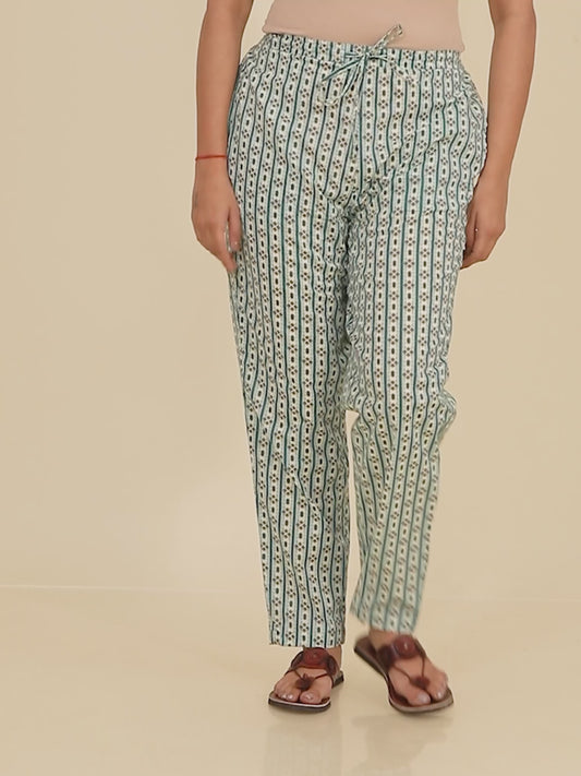 Soft Cotton Striped Pant