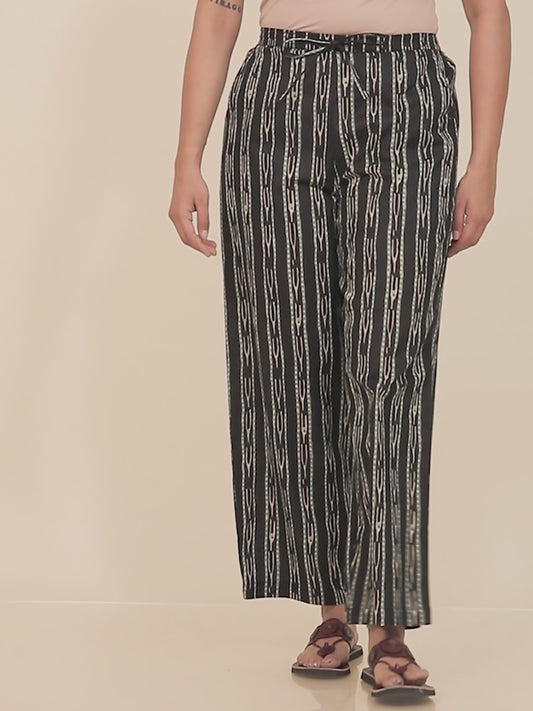 Soft Cotton Striped Pant