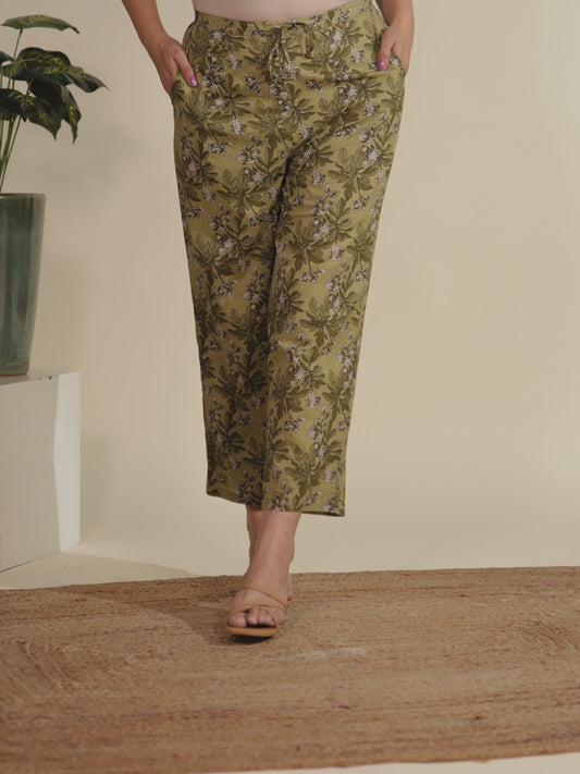 Soft Cotton Floral Pant